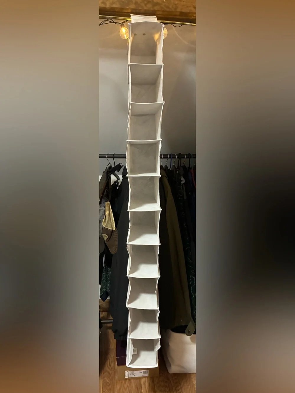 Hanging Closet Organizer - White
